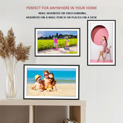 अच्छी कीमत 15.6इंच 1920 * 1080 एफएचडी डिजिटल फोटो फ्रेम आईपीएस टच स्क्रीन इलेक्ट्रॉनिक फोटो एल्बम ऑनलाइन